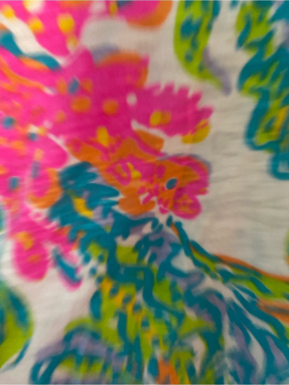 Lily Pulitzer Bright Vibrant Floral Sleeveless Cotton Shirt. SzMedium. Gorgeous - Picture 5 of 7